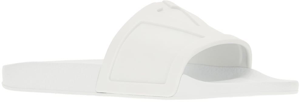 Valentino Valentino White rubber slippers Wit