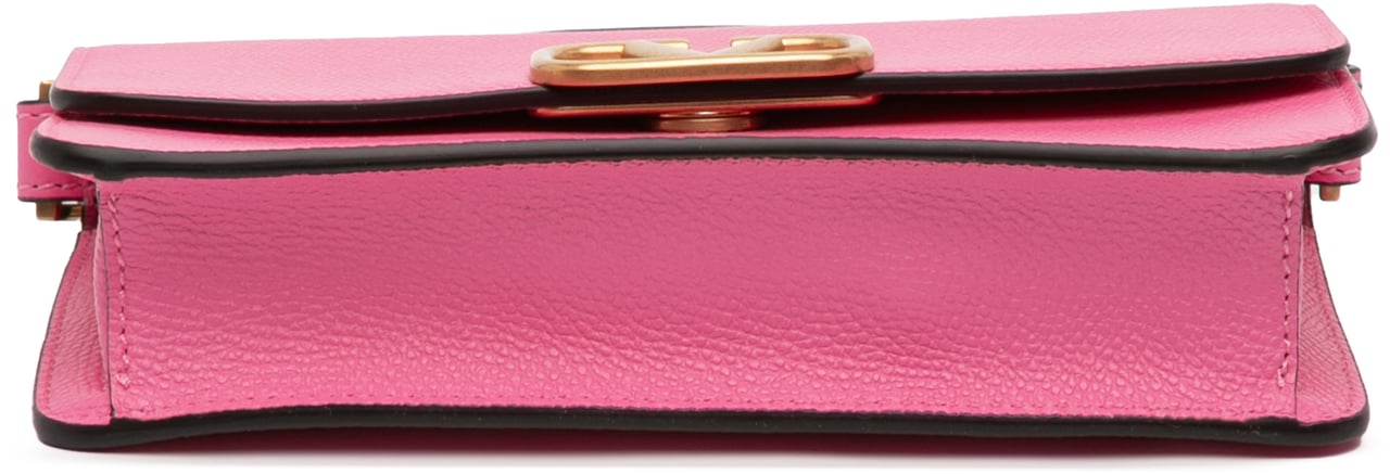 Valentino Leather VLogo Convertible Bag Roze