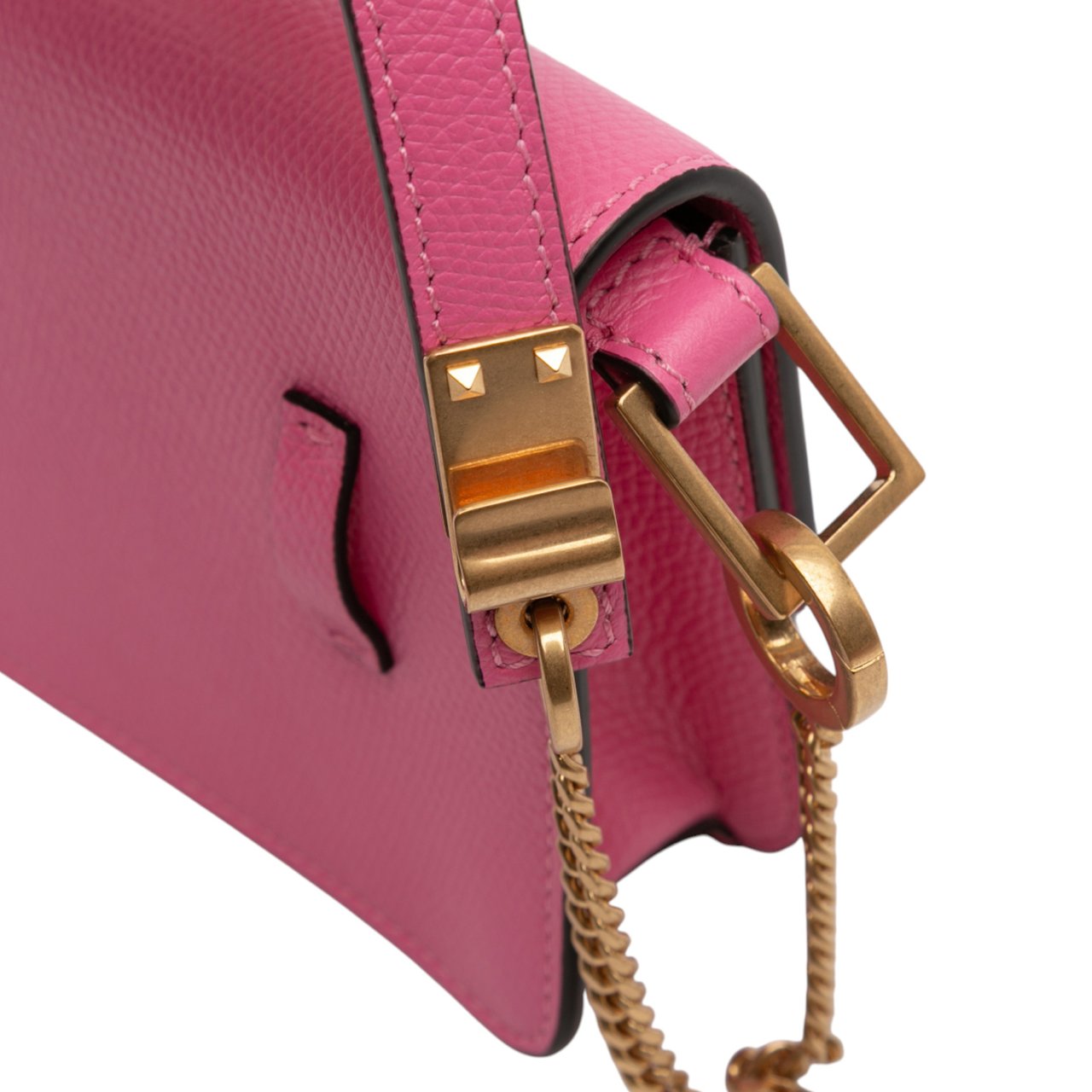 Valentino Leather VLogo Convertible Bag Roze