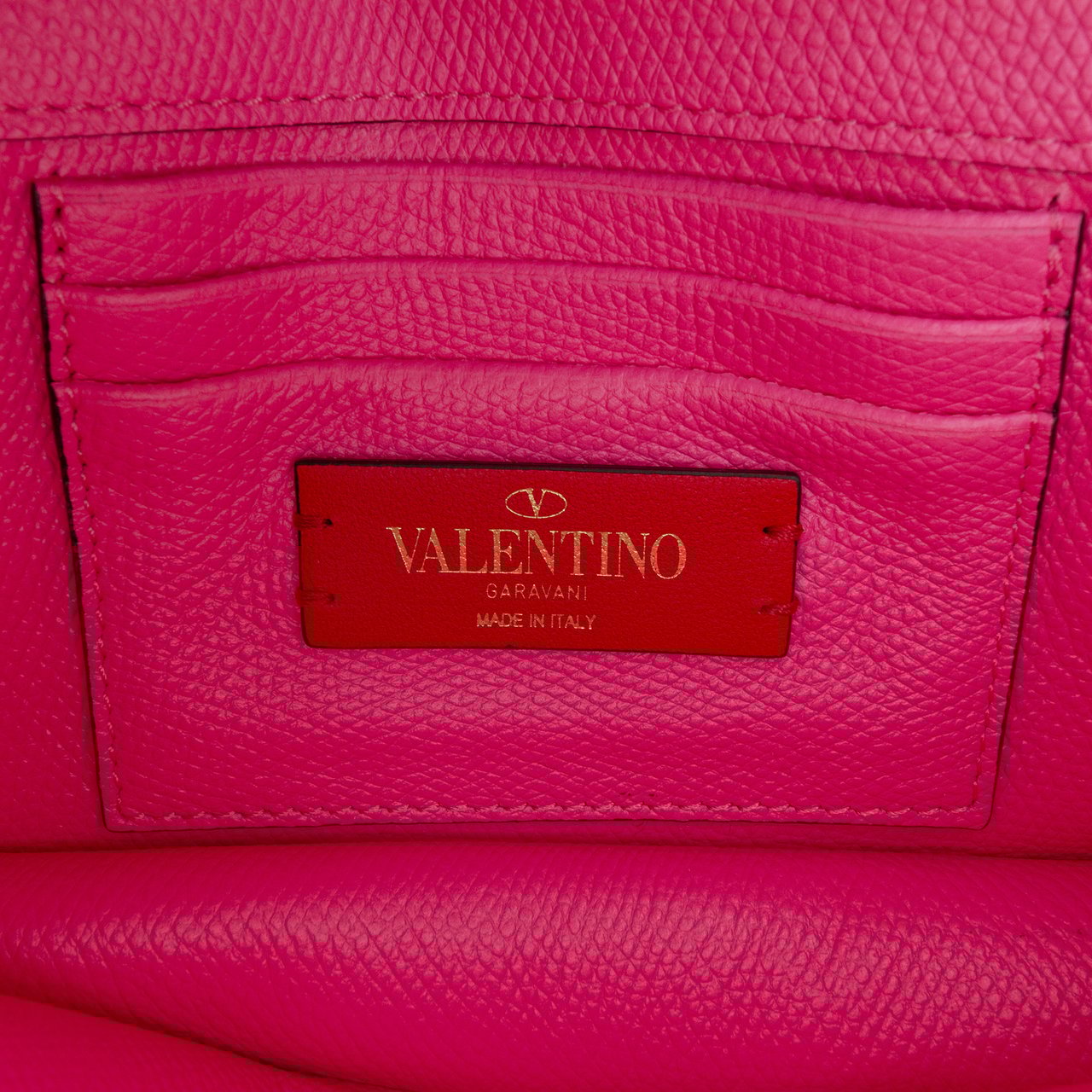 Valentino Leather VLogo Convertible Bag Roze
