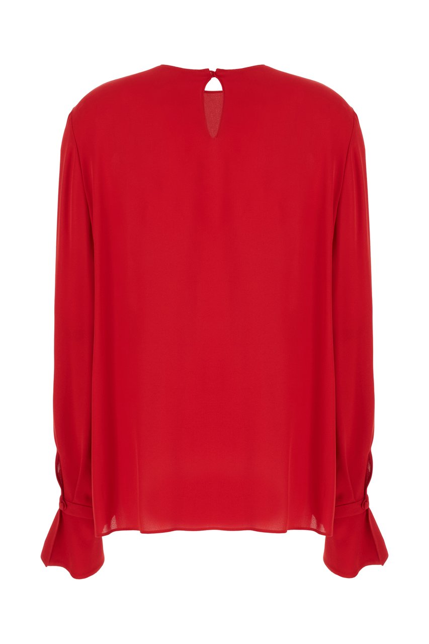 Valentino Valentino Red silk blouse Rood