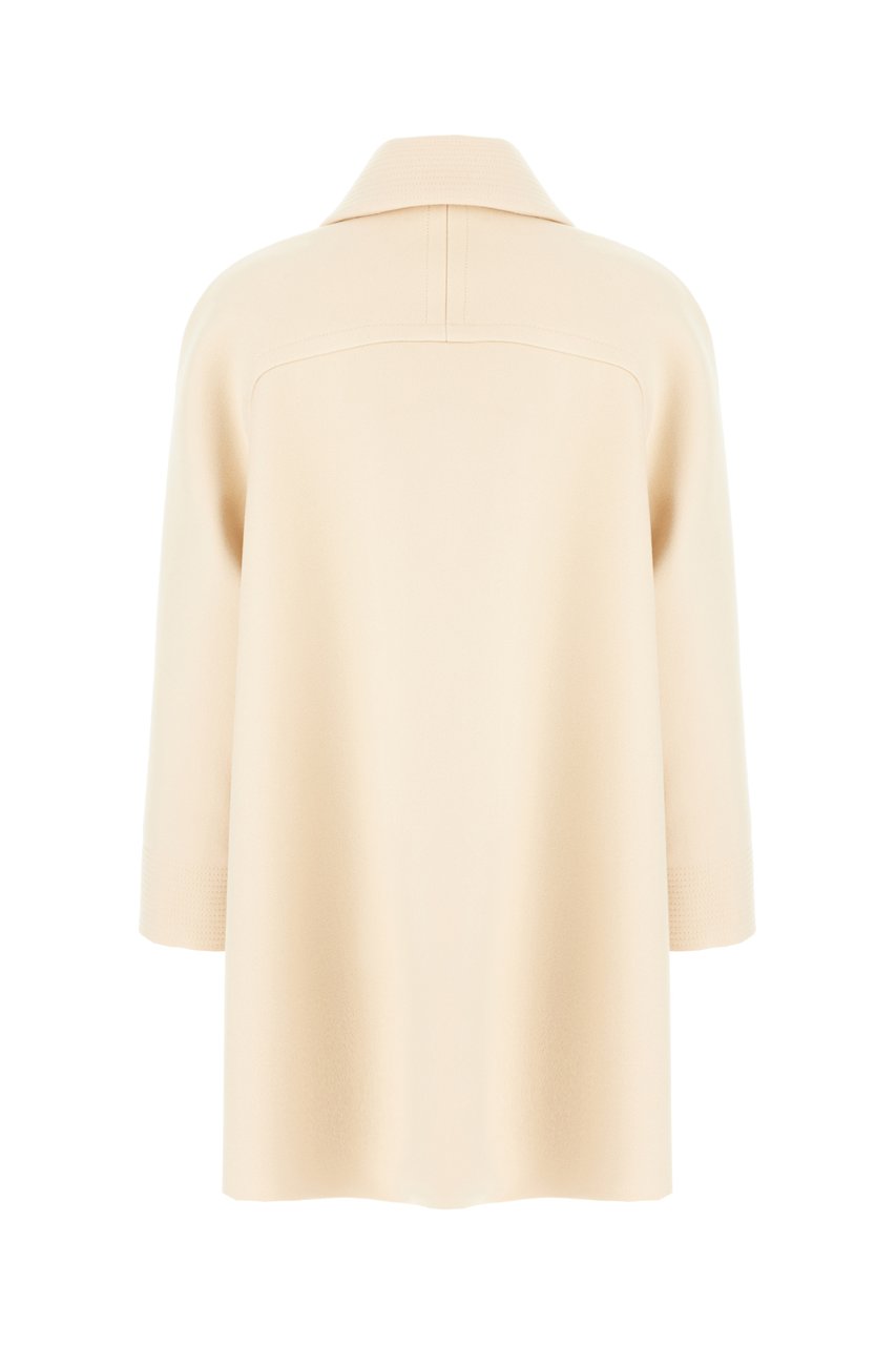 Valentino Valentino Cream wool coat Geel