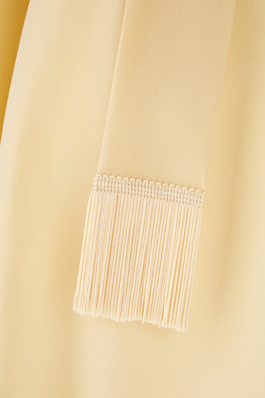 Valentino Valentino Cream silk blouse Geel