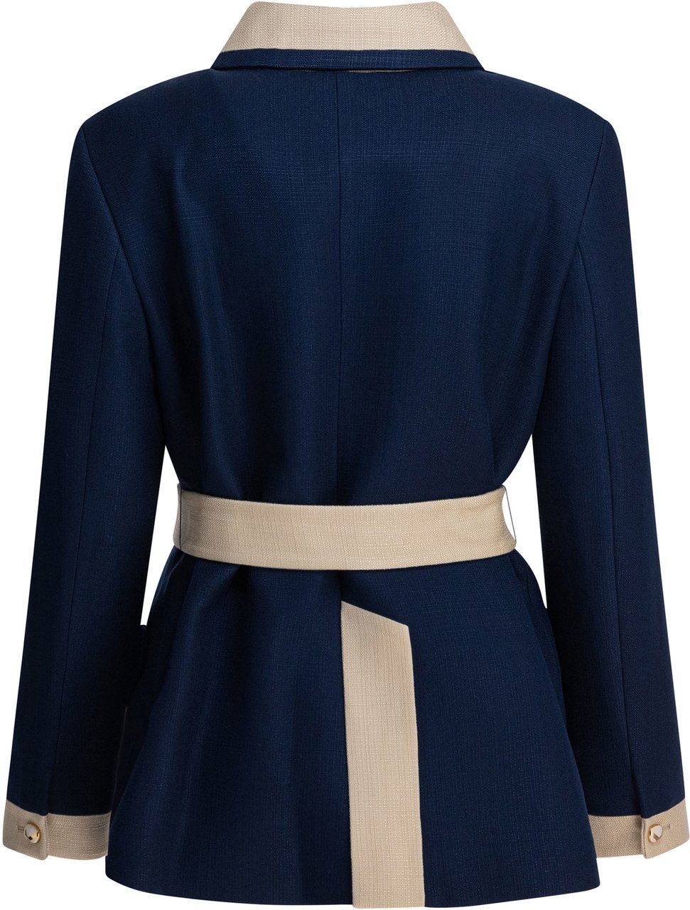 Valentino Viscose caban coat Blauw