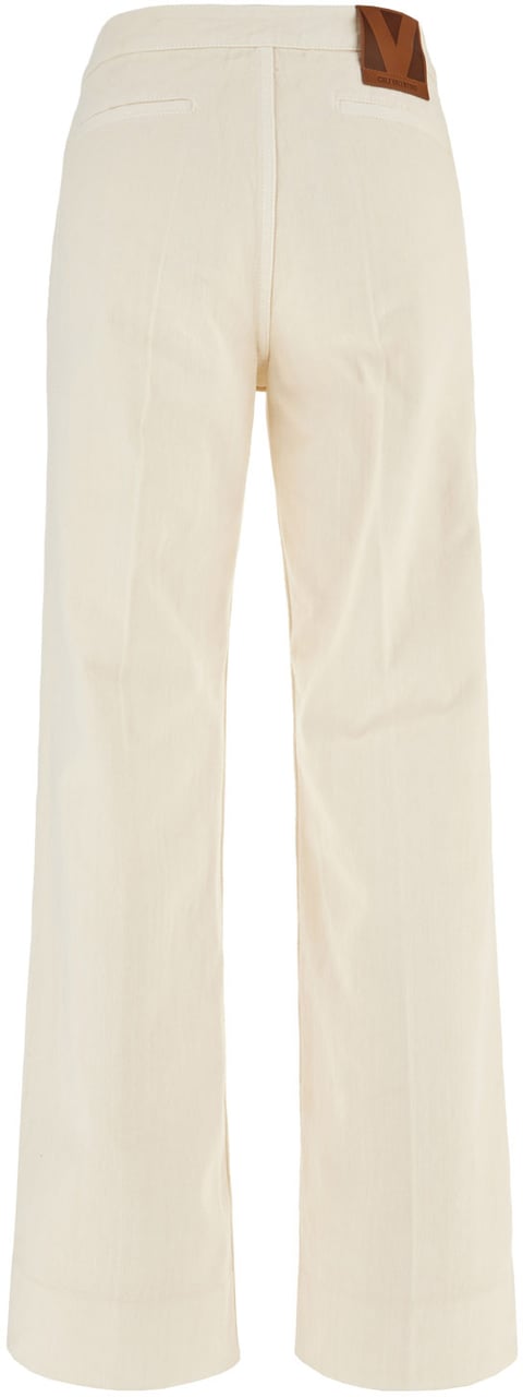 Valentino Valentino Ivory denim jeans Neutraal