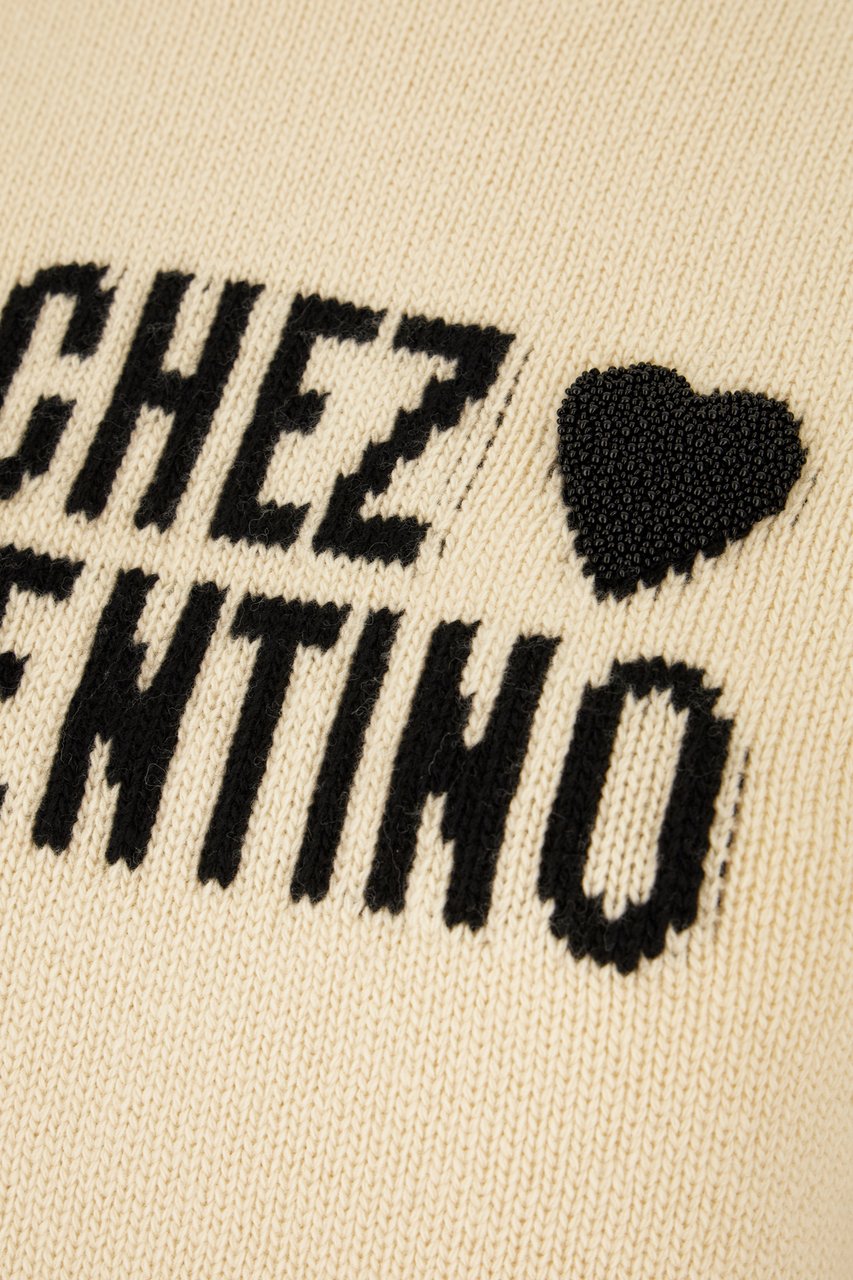 Valentino Valentino Sand wool sweater Neutraal