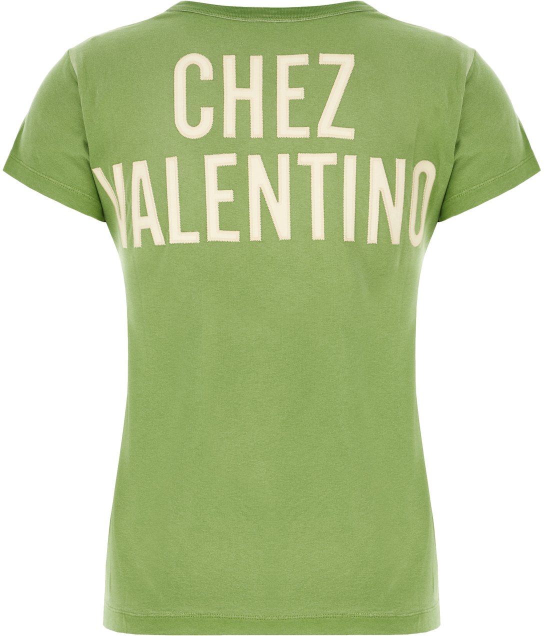 Valentino Valentino Grass green cotton t-shirt Groen