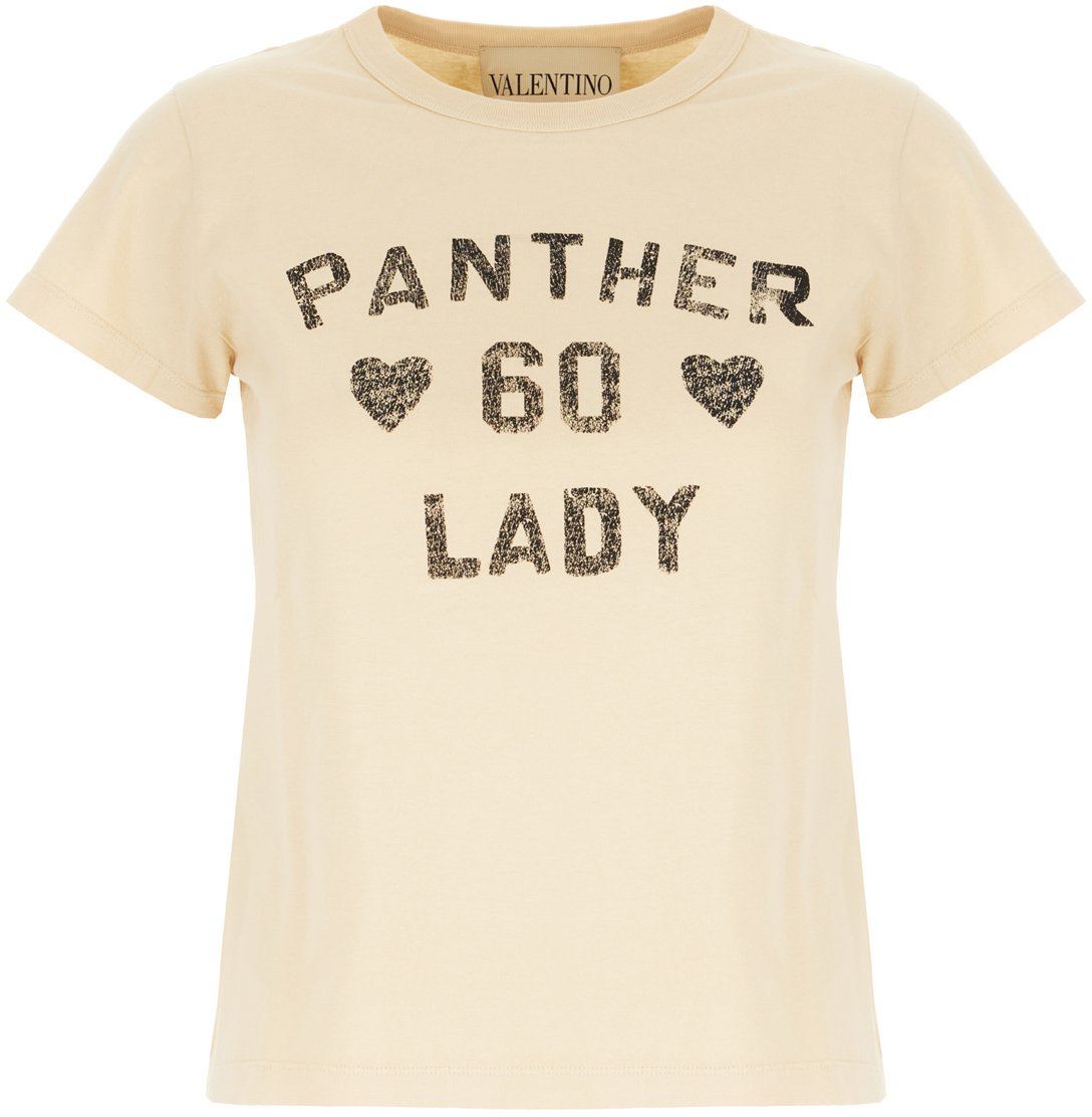 Valentino Valentino Sand cotton t-shirt Neutraal