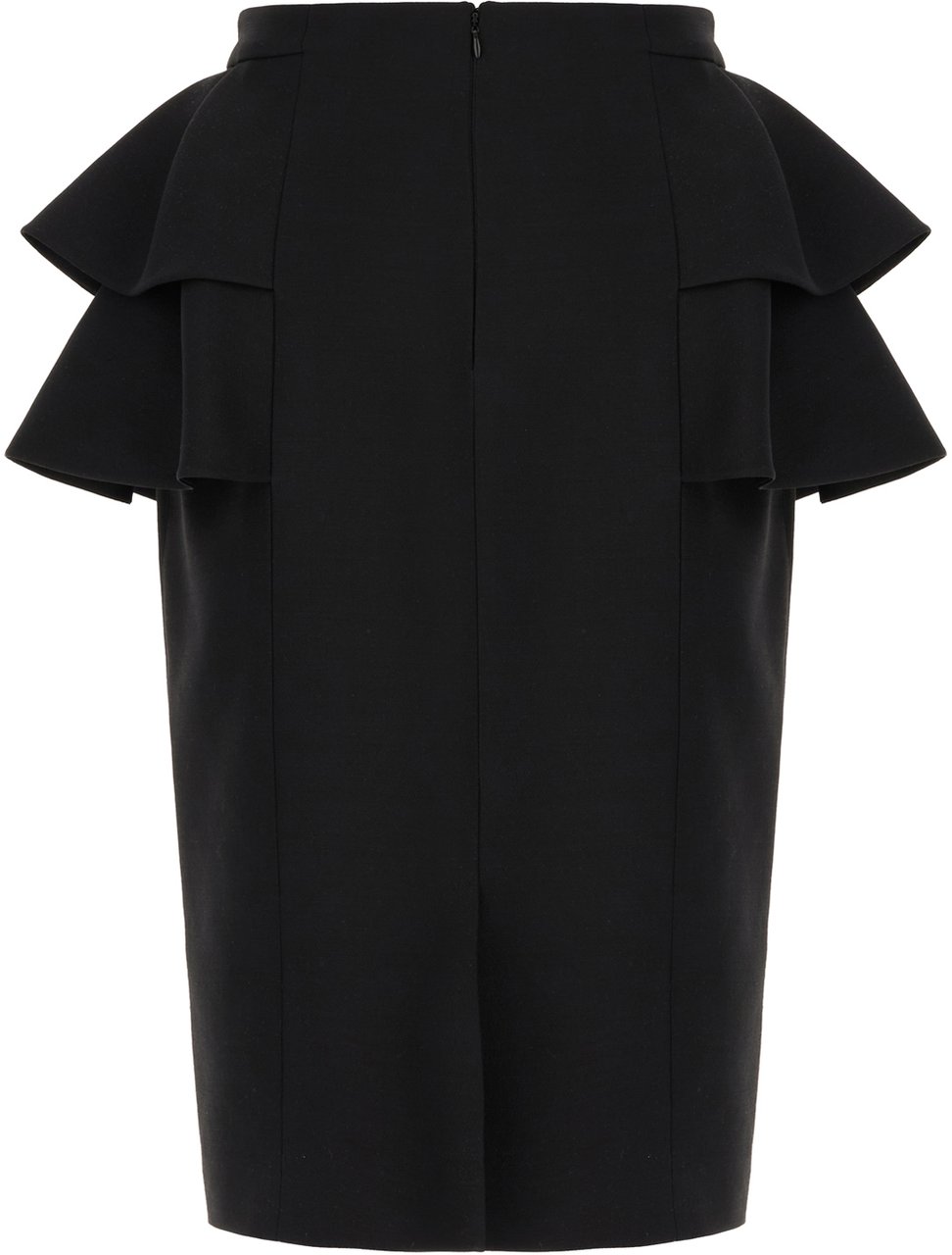 Valentino Valentino Black wool blend skirt Zwart