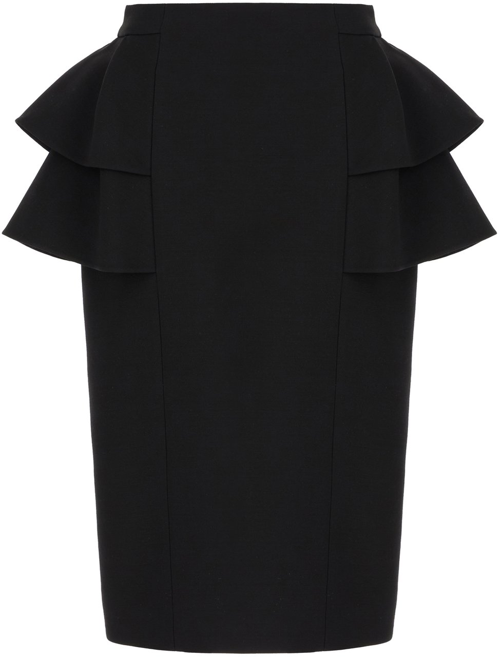 Valentino Valentino Black wool blend skirt Zwart