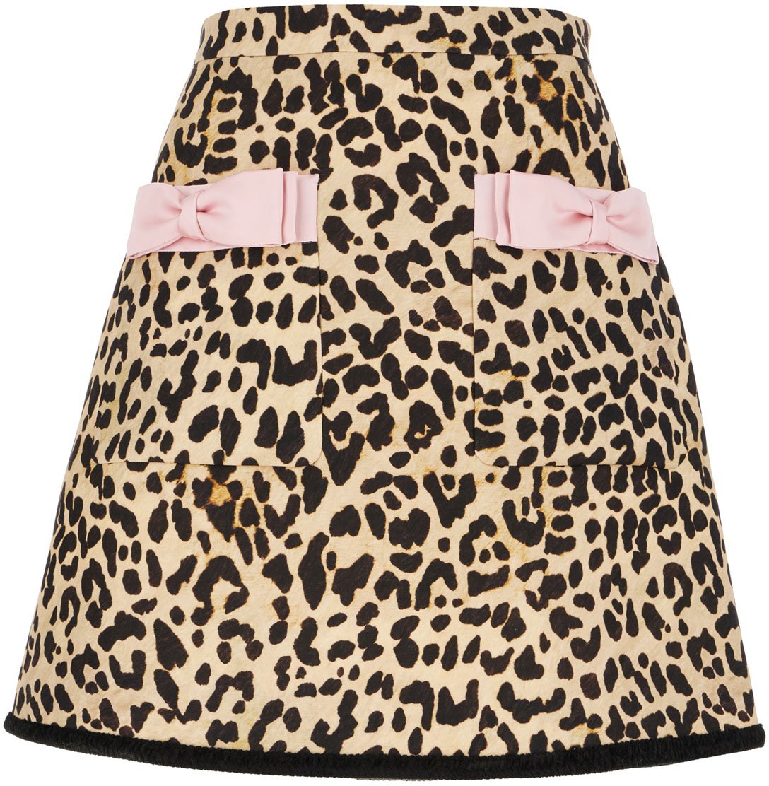 Valentino Valentino Printed wool blend skirt Divers