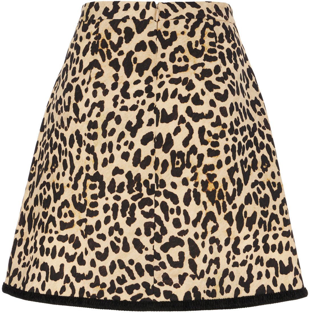Valentino Valentino Printed wool blend skirt Divers
