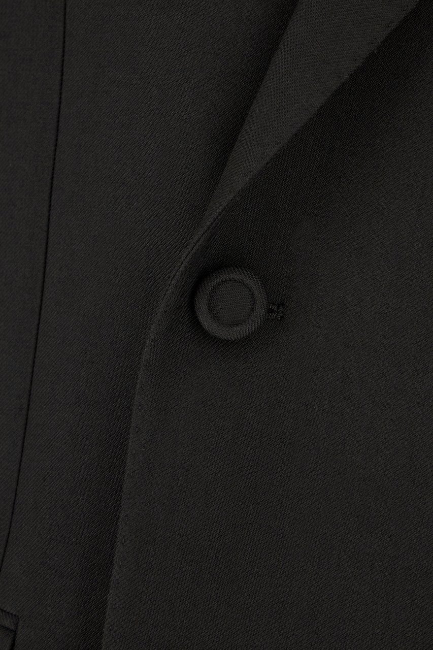 Valentino Valentino Garavani Midnight blue polyester blend blazer Blauw