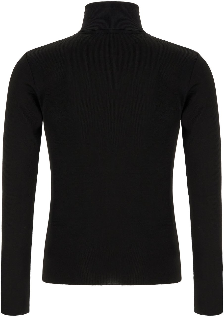 Valentino Valentino Black viscose sweater Zwart