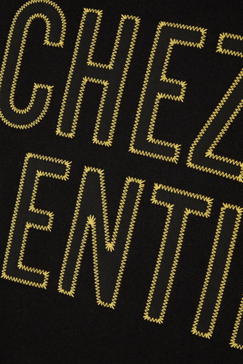 Valentino Valentino Black cotton sweatshirt Zwart