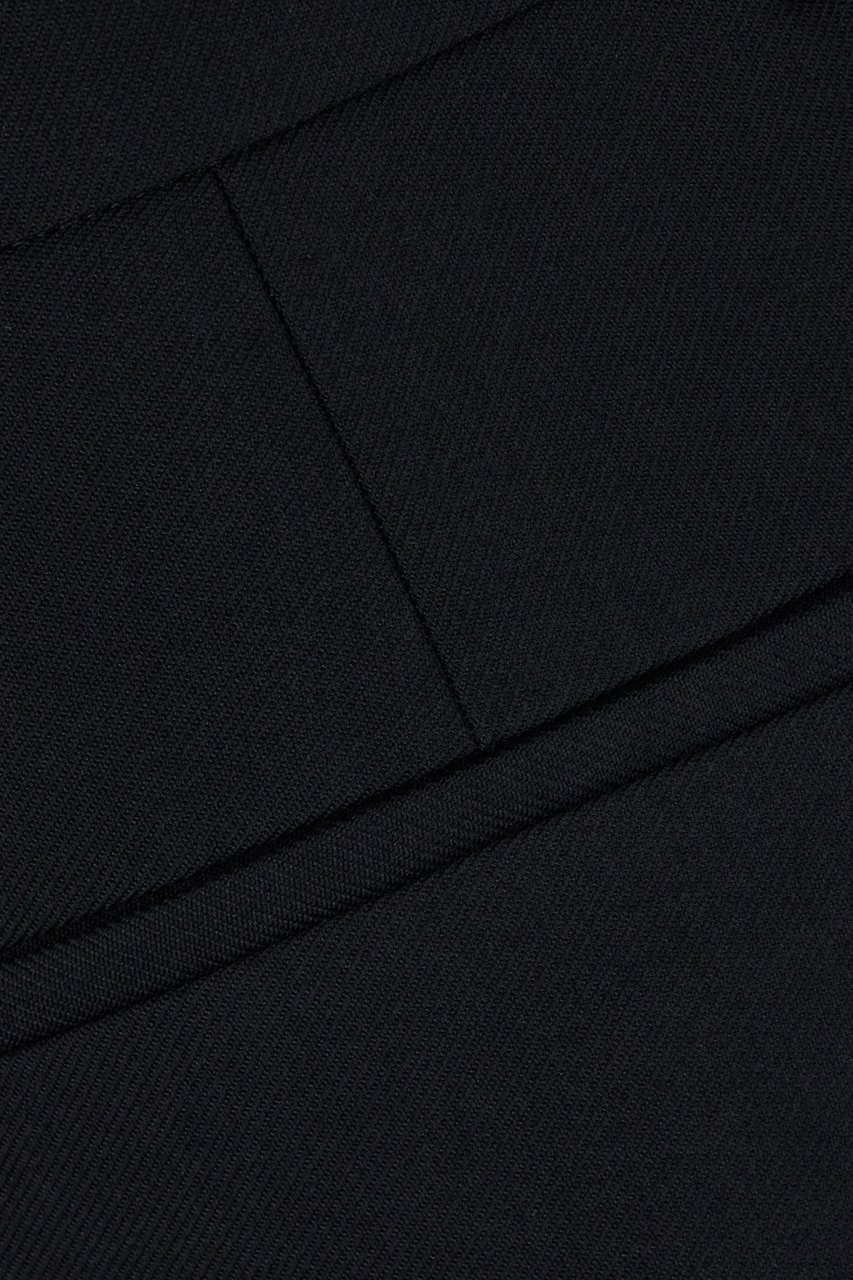 Valentino Valentino Black polyester bland pants Zwart