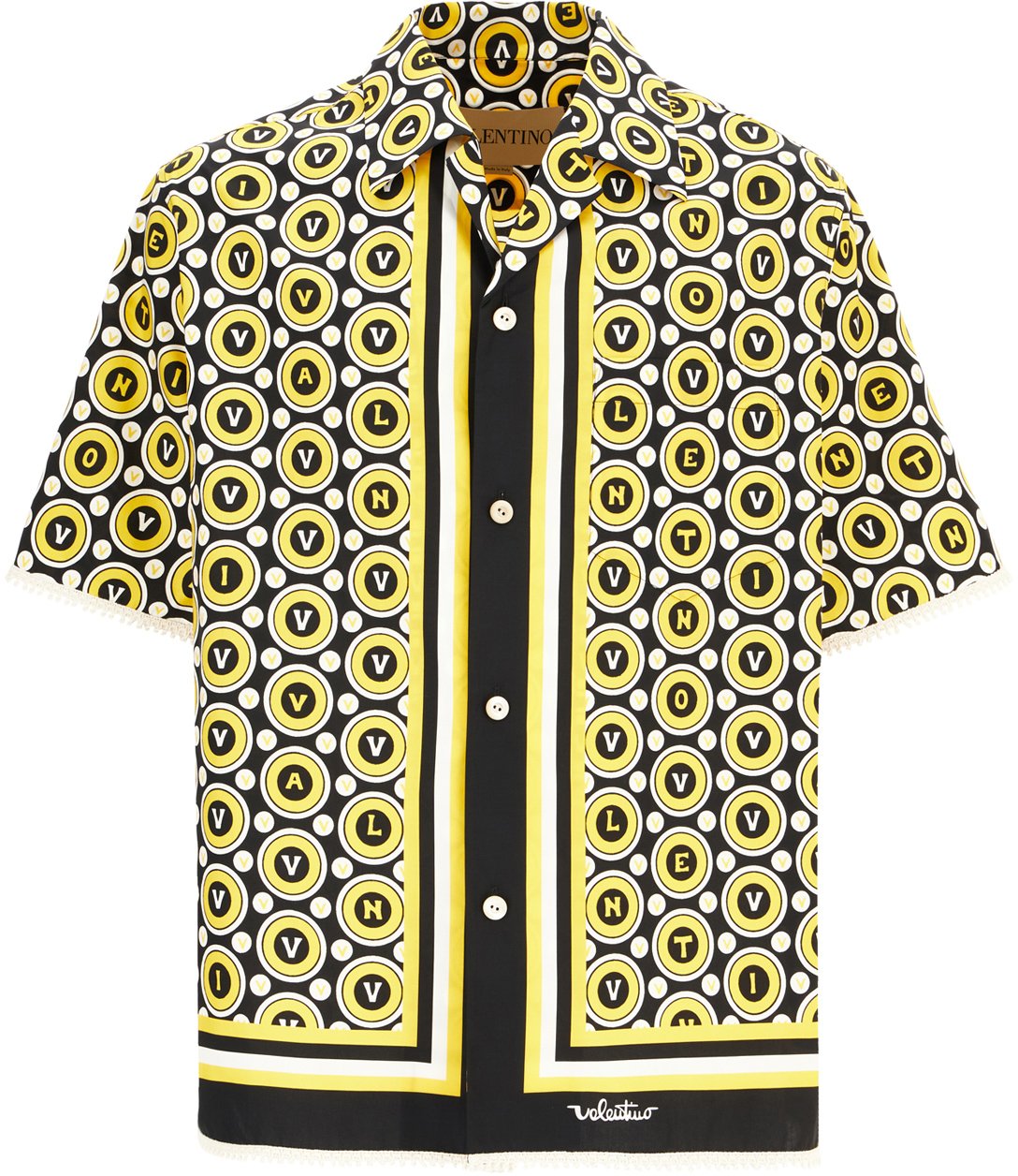 Valentino Valentino Printed poplin shirt Divers