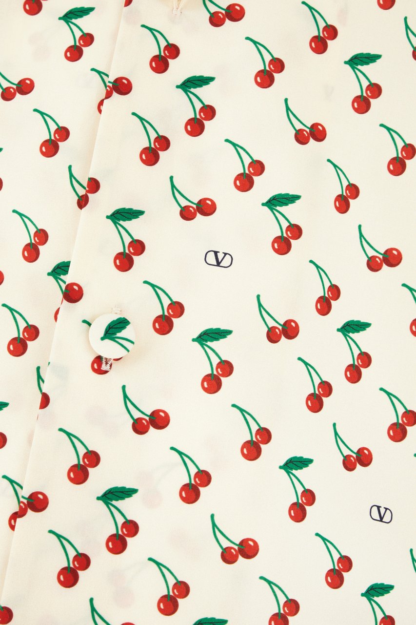 Valentino Valentino Printed poplin shirt Divers