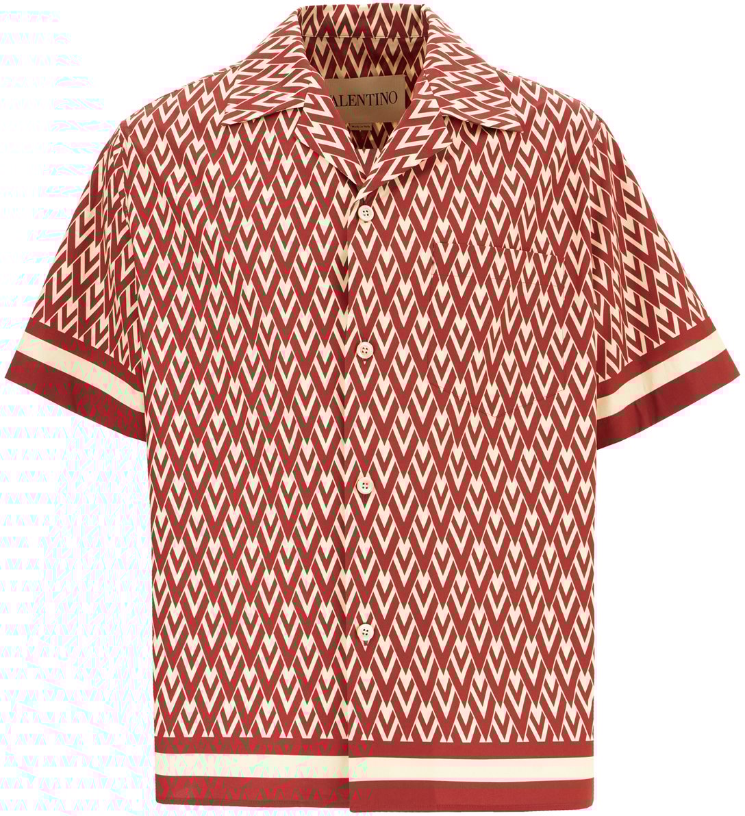 Valentino Valentino Printed poplin shirt Divers