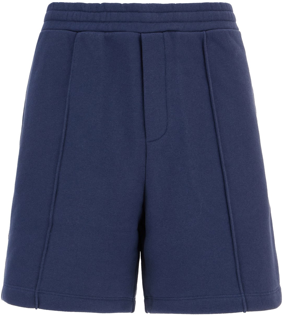 Valentino Valentino Navy blue cotton bermuda shorts Blauw