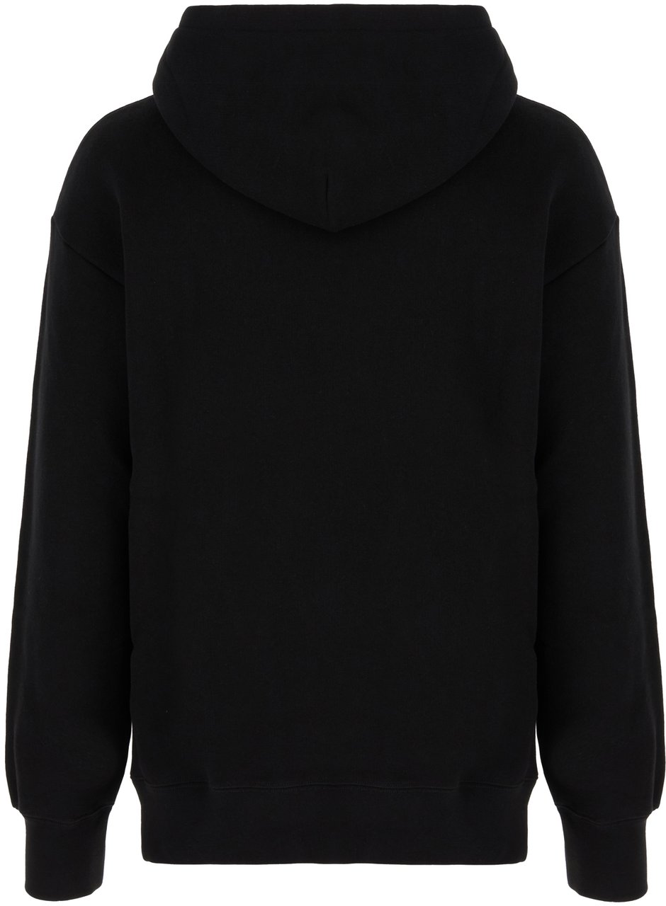 Valentino Valentino Black cotton sweatshirt Zwart