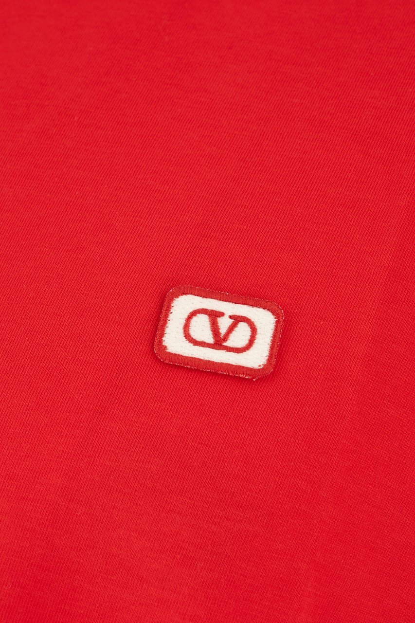 Valentino Valentino Red cotton t-shirt Rood