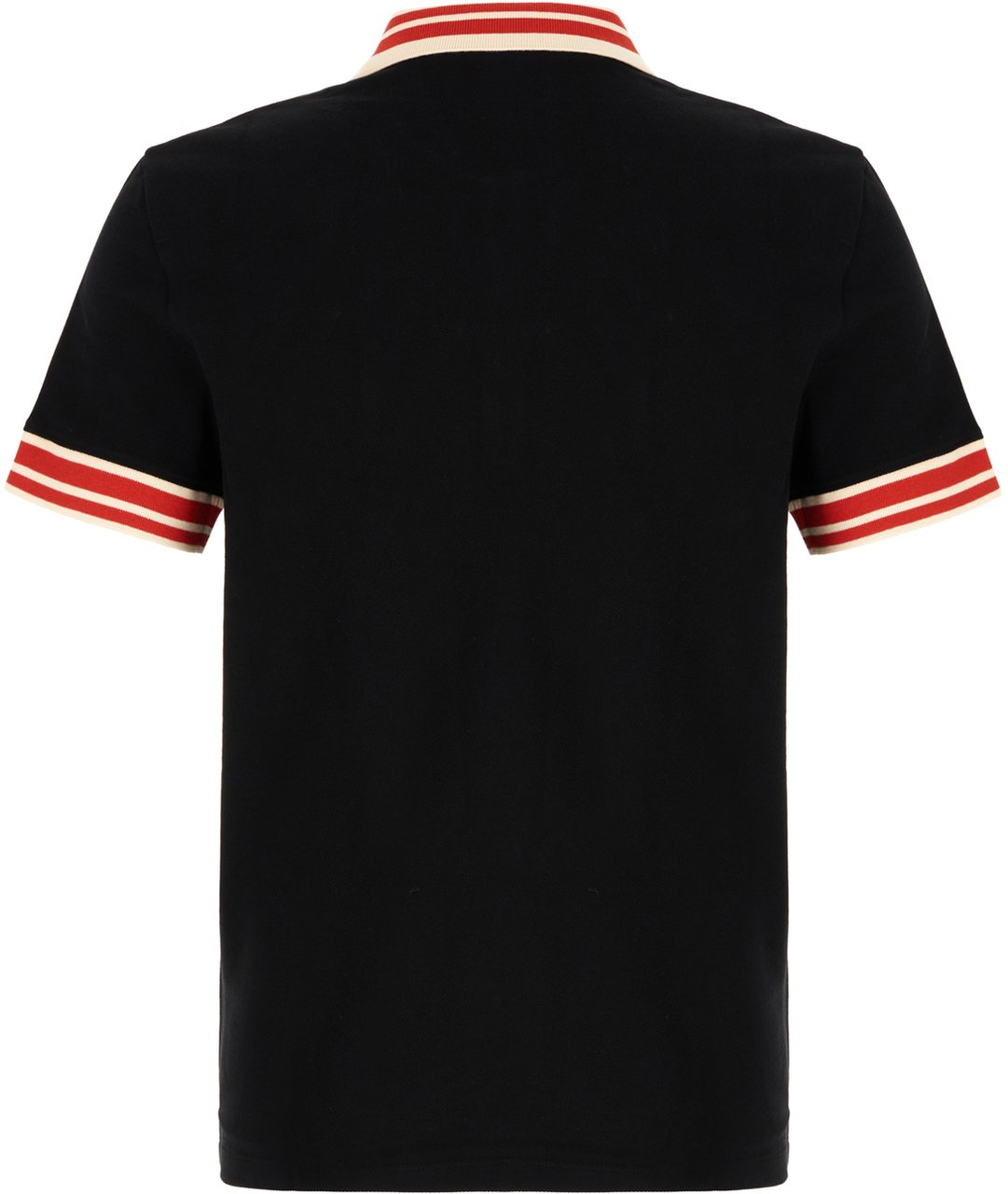 Valentino Valentino Black piquet polo shirt Zwart