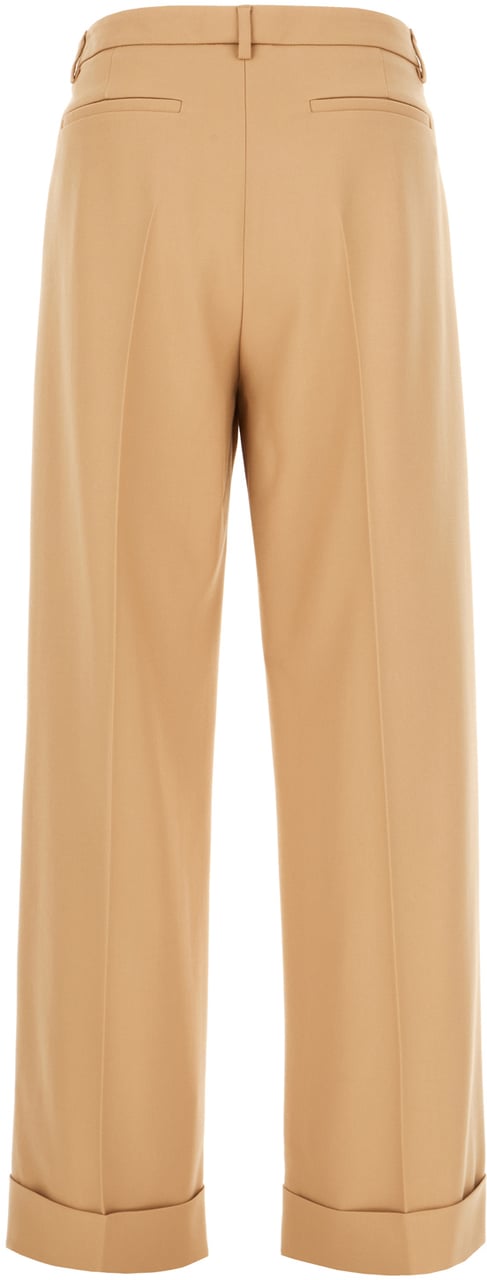 Valentino Valentino Camel wool pants Bruin