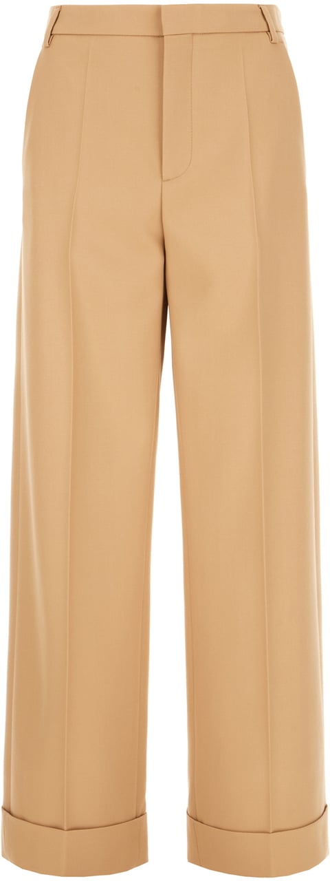 Valentino Valentino Camel wool pants Bruin