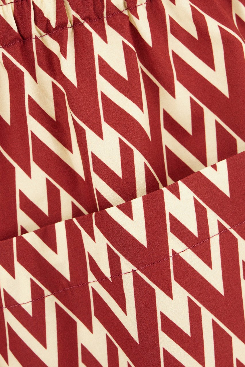 Valentino Valentino Printed cotton bermuda shorts Divers
