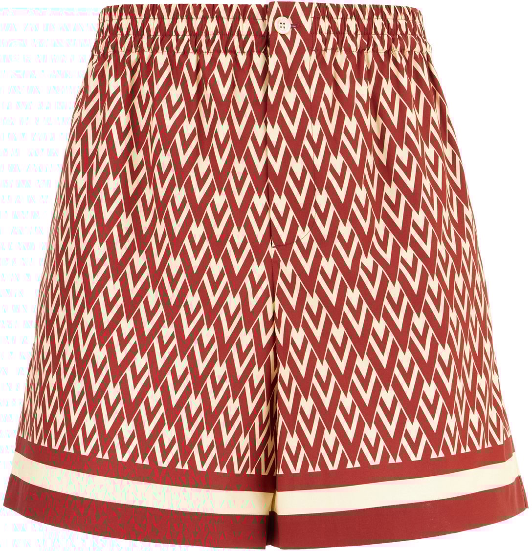 Valentino Valentino Printed cotton bermuda shorts Divers