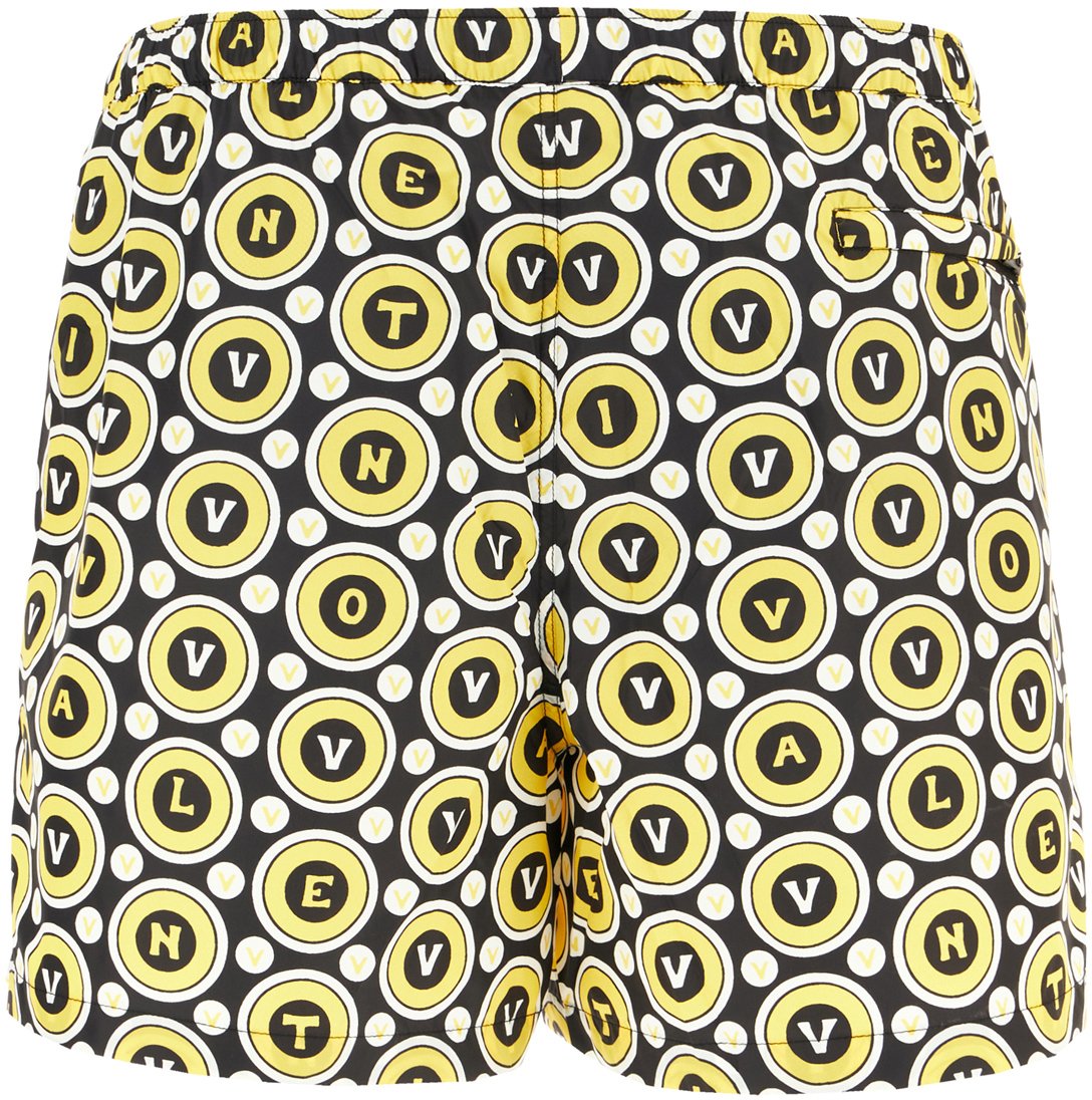 Valentino Valentino Printed nylon swimming shorts Divers