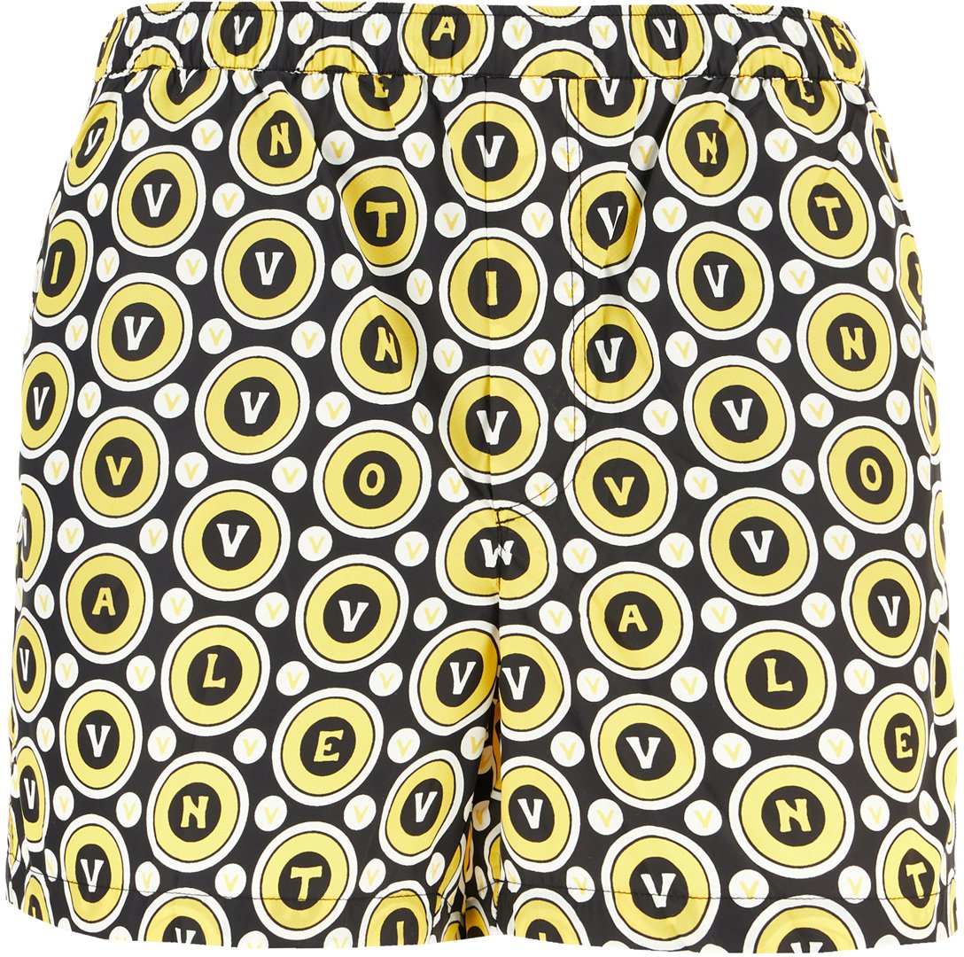 Valentino Valentino Printed nylon swimming shorts Divers
