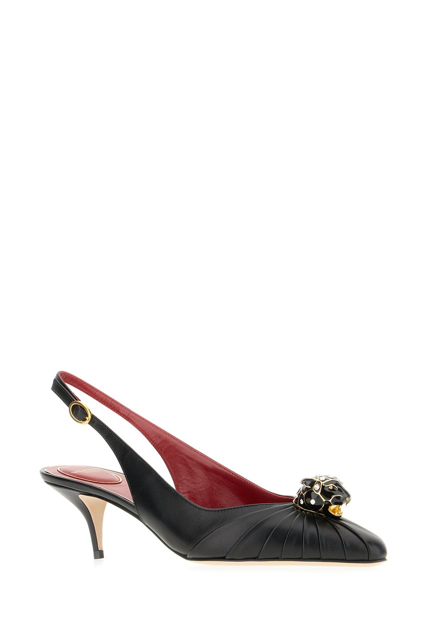 Valentino Valentino Black leather pumps Zwart