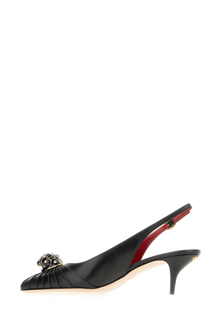 Valentino Valentino Black leather pumps Zwart
