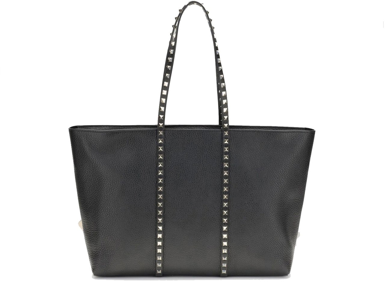 Valentino VALENTINO GARAVANI Medium Rockstud Tote Bag Zwart