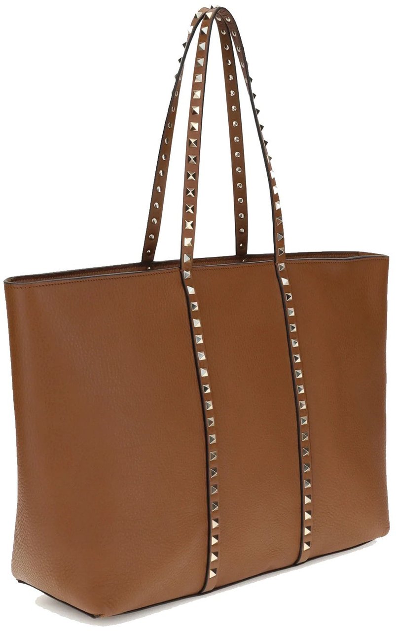 Valentino VALENTINO GARAVANI Medium Rockstud Tote Bag Bruin