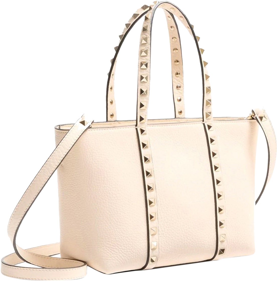 Valentino Valentino Garavani Small Tote Bag Beige