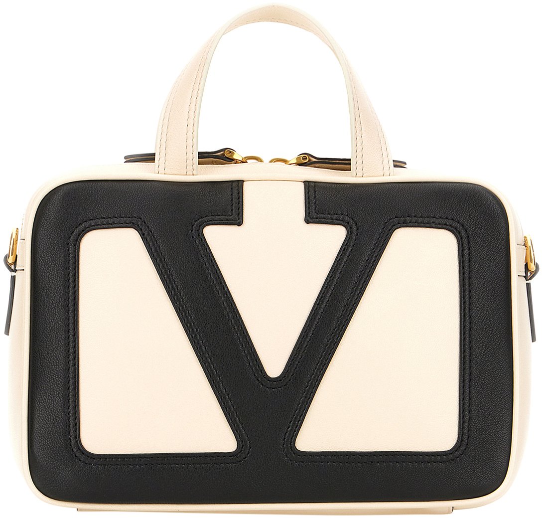 Valentino Valentino Sand nappa leather Viva Superstar handbag Neutraal
