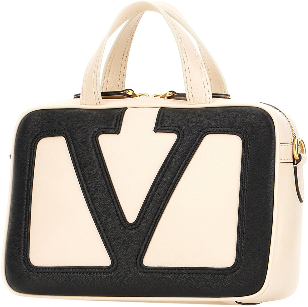 Valentino Valentino Sand nappa leather Viva Superstar handbag Neutraal