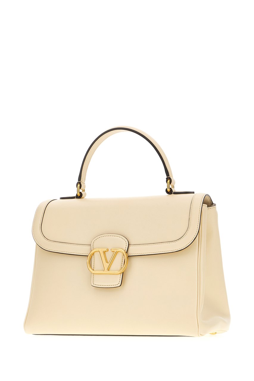 Valentino Valentino Ivory leather handbag Neutraal