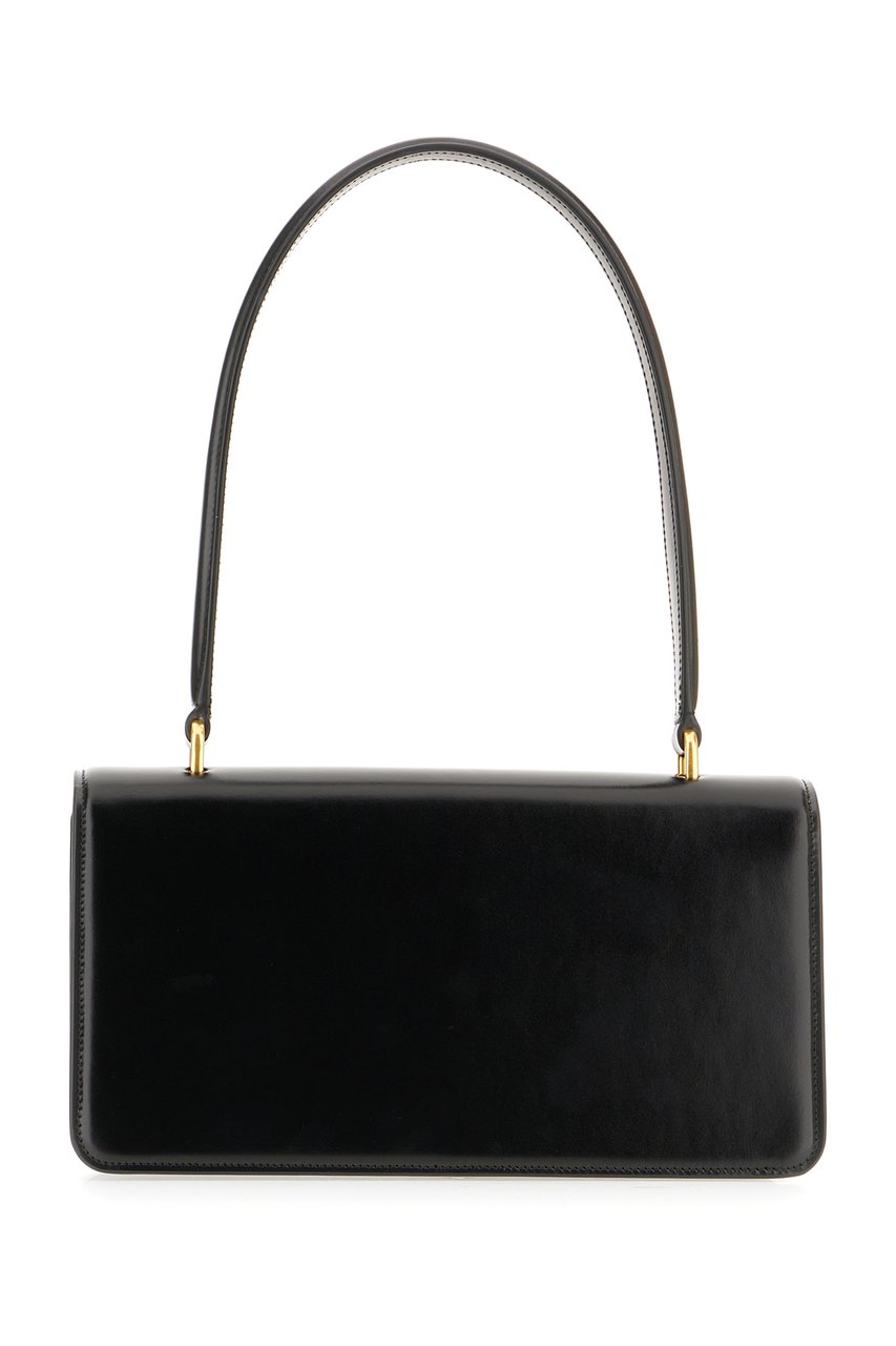 Valentino Valentino Black leather shoulder bag Zwart
