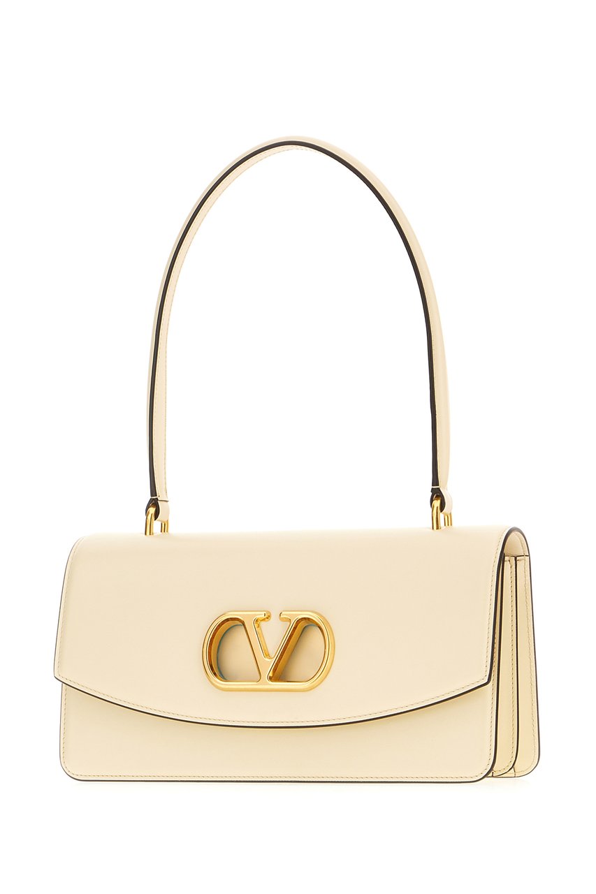 Valentino Valentino Ivory leather shoulder bag Neutraal