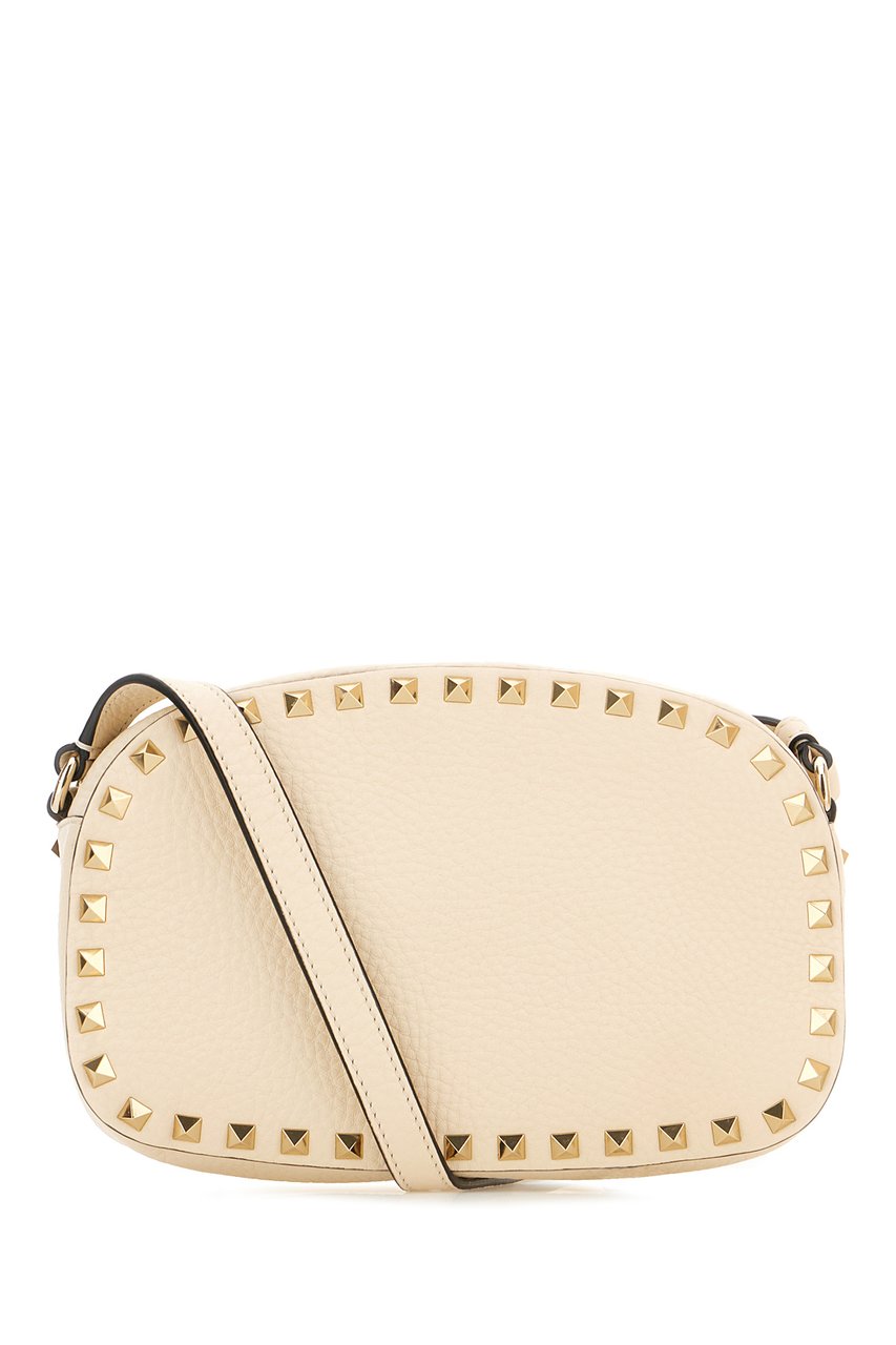 Valentino Valentino Ivory leather crossbody bag Neutraal