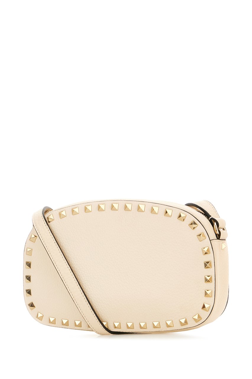 Valentino Valentino Ivory leather crossbody bag Neutraal