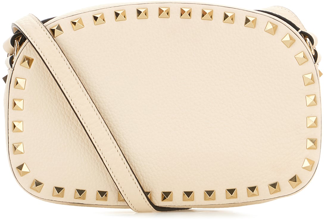 Valentino Valentino Ivory leather crossbody bag Neutraal