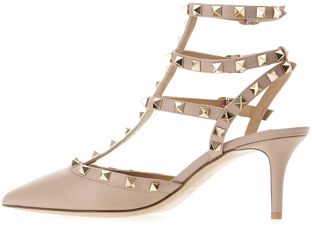 Valentino Valentino Powder pink leather Rockstud pumps Roze