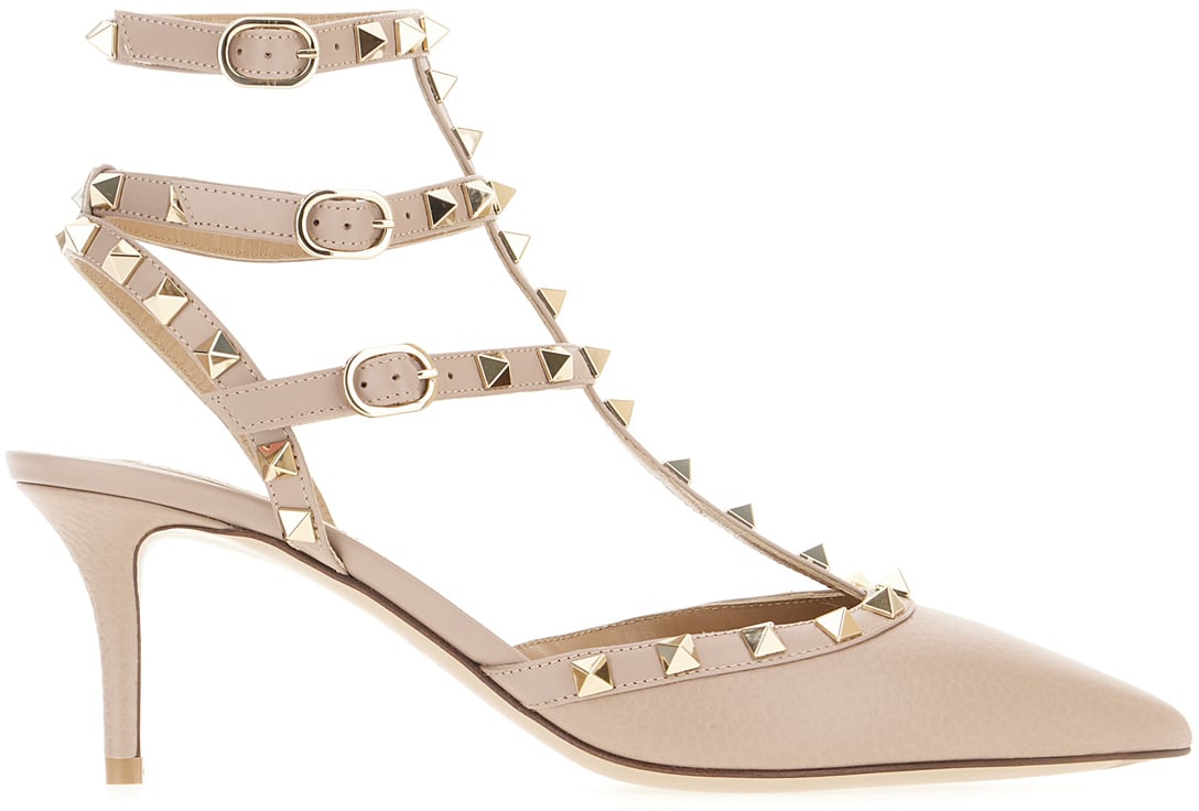 Valentino Valentino Powder pink leather Rockstud pumps Roze