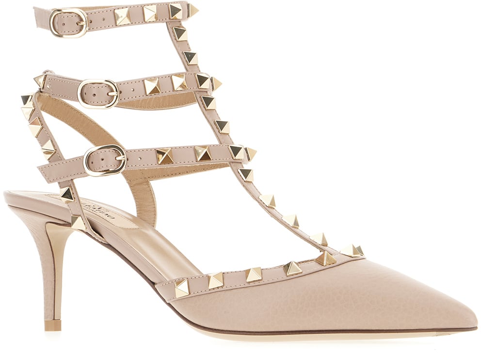 Valentino Valentino Powder pink leather Rockstud pumps Roze