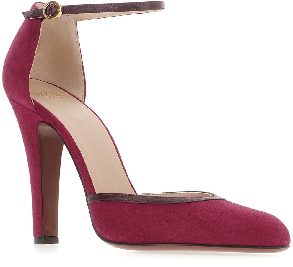 Valentino Valentino Grape suede pumps Paars